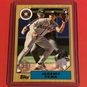 Jeremy Pena #87TBU-23 [Rookie] 2022 Topps Update 35th Anniversary Baseball Card